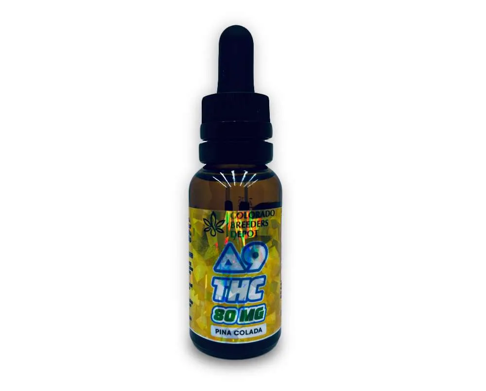 D9 THC Tincture 80mg – Pina Colada