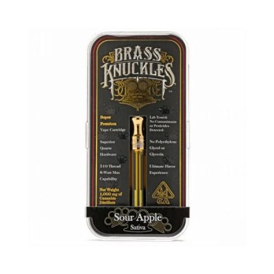 Sour Apple Brass Knuckles Vape Cartridge